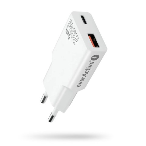 Ładowarka sieciowa SUPER SLIM QC 3.0 20W 1XUSB 1XUSB-C biała SC-340Q