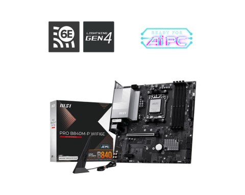 Płyta główna PRO B840M-P WIFI6E AM5 4DDR5 ATX