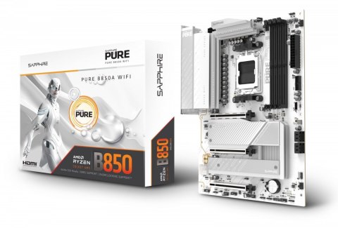 Płyta główna PURE B850A WIFI7 AM5 4DDR5 mATX