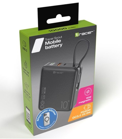 Powerbank Scout 1000mAh MAG+PD+QC