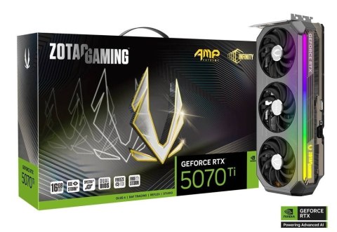 Karta graficzna GeForce RTX 5070 Ti AMP EXTREME INFINITY 16GB GDDR7 256bit 3DP/HDMI