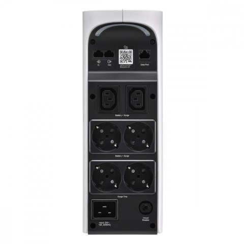 Zasilacz awaryjny BGM2200-GR Back-UPS Pro 2200VA do gier, 230V, czysta sinusoida LCD, Biały, Schuko