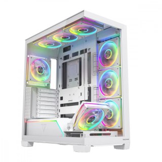 Obudowa PC VOLCANO STELLAR PLUS ARGB MIDI 8F Biała