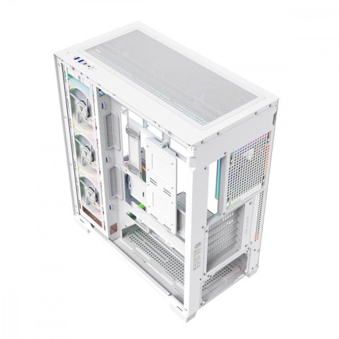 Obudowa PC VOLCANO STELLAR PLUS ARGB MIDI 8F Biała