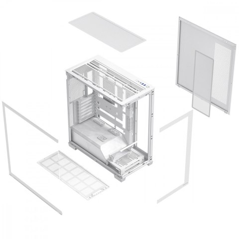 Obudowa PC VOLCANO STELLAR PLUS ARGB MIDI NF Biała