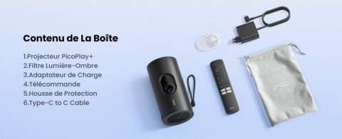 Projektor picoPlay, zestaw: stojak+powerbank