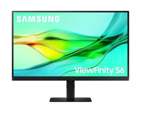 Monitor 27 cali S6 S60UD IPS 2560x1440 QHD 16:9 1xHDMI 1xDP 3xUSB 1xUSB-C 5-ms 100Hz HAS+PIV 3YOn-Site (LS27D604UAUXEN)