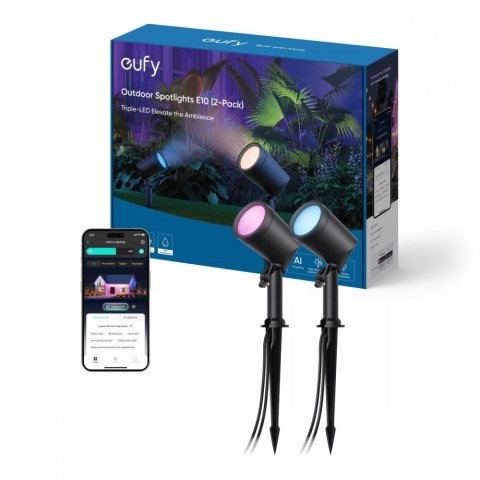 Oświetlenie punktowe Eufy dwu-pak czarne