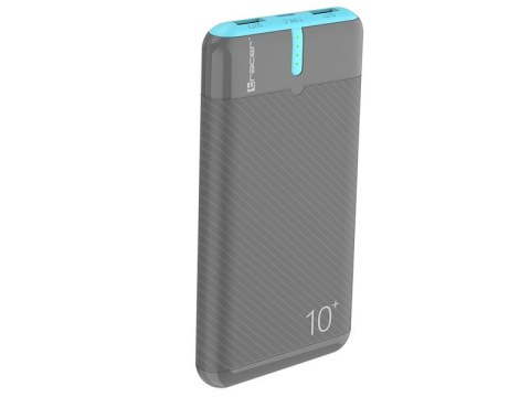 PowerBank EnerGo 10000mAh szaro-niebieski