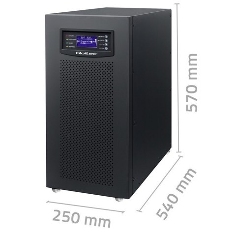 Zasilacz awaryjny UPS 3-fazowy | 10kVA | LCD | EPO | USB | On-line | High frequency