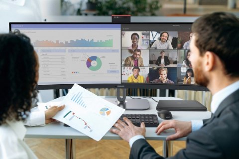 Monitor wielkoformatowy 48.8 cala 49B2U6903CH VA HDMIx2 DP RJ45 HAS Thunderbolt 4