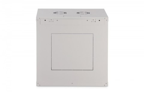 Szafa sieciowa wisząca Dynamic 19" 12U rack 607x600x450mm, drzwi szyba, szara, niezłożona, 60kg