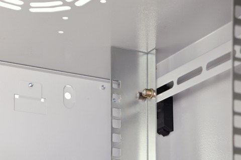 Szafa sieciowa wisząca Dynamic 19" 16U rack 785x600x450mm, drzwi szyba, szara, niezłożona, 60kg