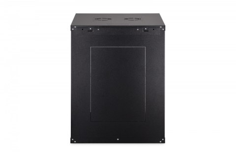 Szafa sieciowa wisząca Dynamic 19" 16U rack 785x600x600mm, drzwi szyba, czarny, niezłożona, 60kg