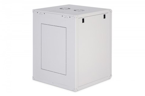 Szafa sieciowa wisząca Dynamic 19" 16U rack 785x600x600mm, drzwi szyba, szary, niezłożona, 60kg