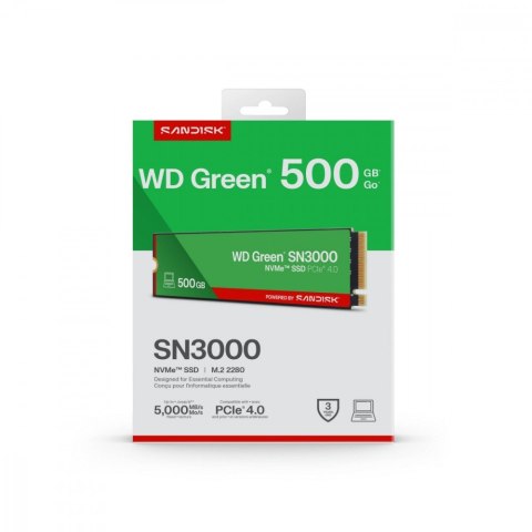 Dysk SSD Green 500GB M.2 2280 SN3000 NVMe PCIE4.0