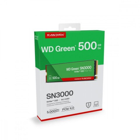 Dysk SSD Green 500GB M.2 2280 SN3000 NVMe PCIE4.0