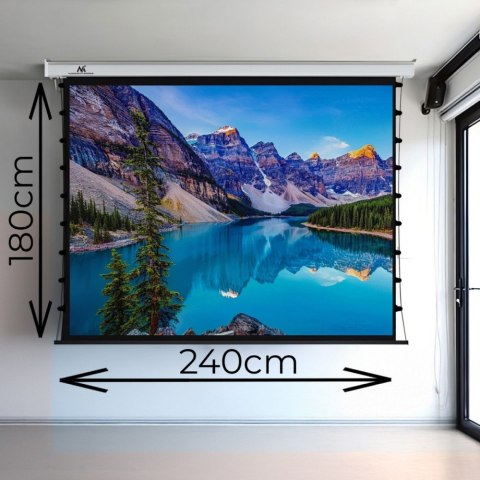 Ekran elektryczny z naciągiem Premium MC-993
