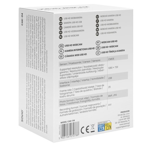 Kamera internetowa USB HD CAK-04