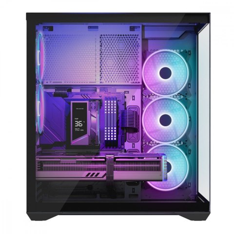 Obudowa Volcano Space XL ARGB Full Tower 5 wentylatorów, czarna