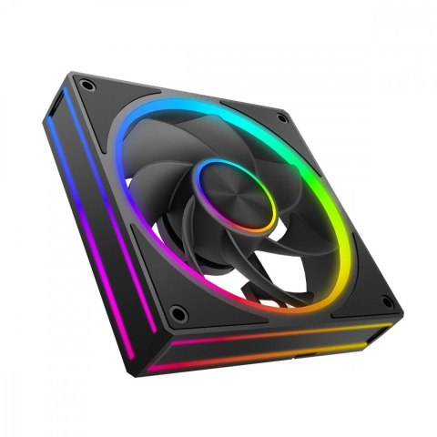 Wentylator VOLCANO LOOP REVERSE ARGB 120 Czarny