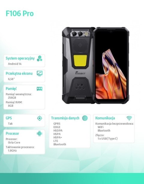 Smartfon F106 Pro black