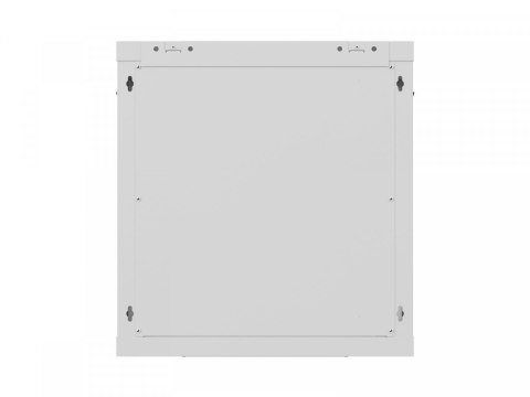 Szafa instalacyjna rack wisząca 12U 600x600 szara drzwi perforowane (flat pack)