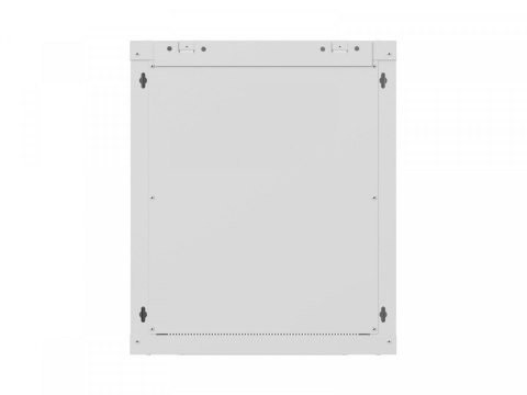 Szafa instalacyjna rack wisząca 19 cali 12U 540x350 szara drzwi przeszklone (flat pack)