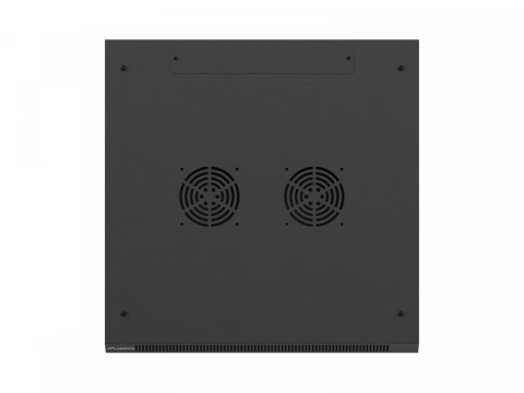 Szafa instalacyjna rack wisząca 19 cali 6U 600x600 czarna drzwi perforowane (flat pack)