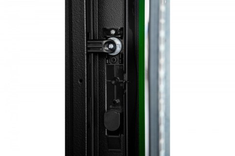 Szafa sieciowa stojąca Hyper Pro 19" 26U rack 600x1000, drzwi przód perforacja, czarna 1000kg