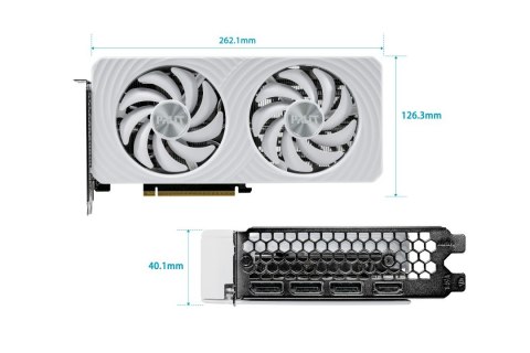 Karta graficzna RTX 5060 WHITE OC 8GB GDDR7 128bit 3DP/HDMI