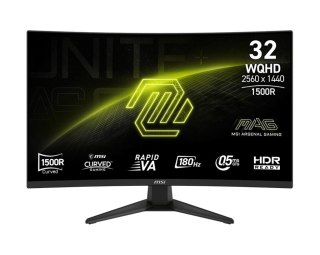 Monitor MAG 321CQF E18 31.5 cala LED/WQHD/LED/Curved/180Hz/czarny