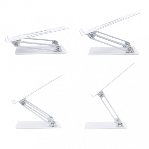 Podstawka pod laptopa, regulowana, ergonomiczna 10-17 cali LAPTOP STAND MT2661W (biała)
