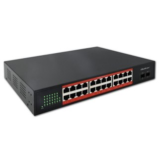 Przełącznik sieciowy SWITCH Gigabit Ethernet PoE | 24x RJ45 | 2x SFP | 1000 Mb/s