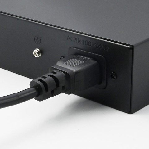 Przełącznik sieciowy SWITCH Gigabit Ethernet PoE | 24x RJ45 | 2x SFP | 1000 Mb/s