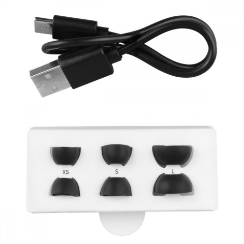 Słuchawki bezprzewodowe AC591 PRO ANC , ENC, 6 mikrofonów, etui ładujące