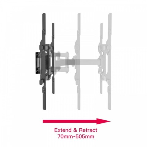 Uchwyt TV TB-854 do telewizora do 100 cali 65kg max VESA 800x600